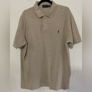 Polo by Ralph Lauren Men's Polo Shirt in Tan